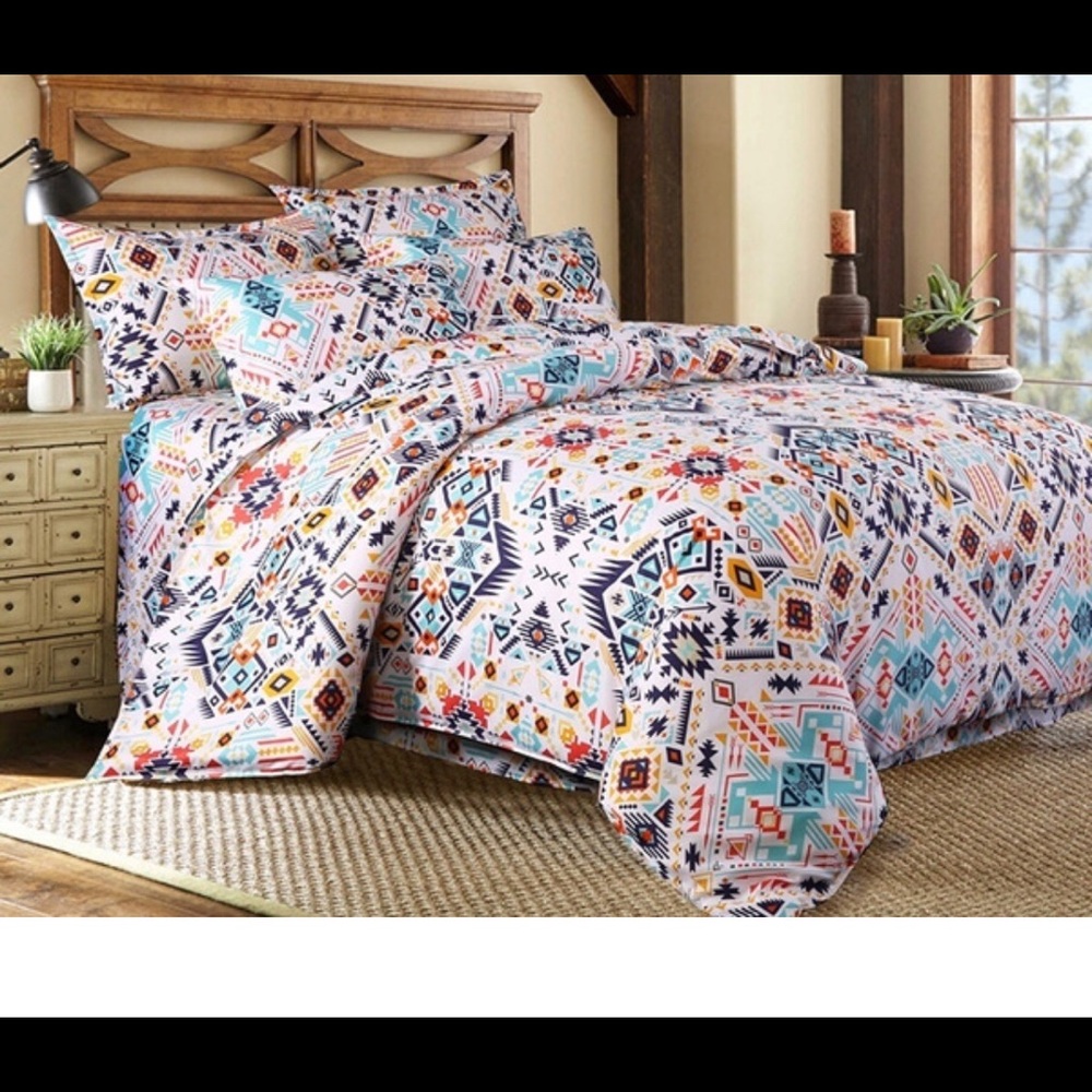 JING TIAN HUA DUVET COVER SET KING SIZE 3 PIECES